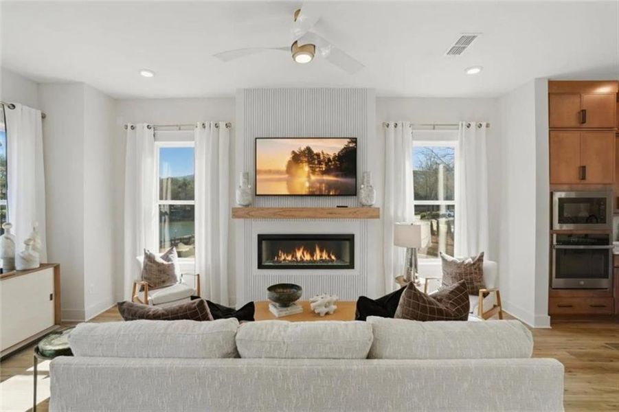 Furnished interior view inside a new home in The Eighteen, Atlanta (Image 5).