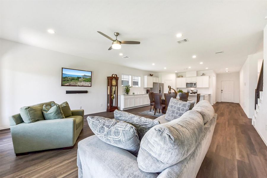 Furnished interior view inside a new home in Sunterra, Katy (Image 18). Furnished interior view inside a new home in Sunterra, Katy (Image 18).