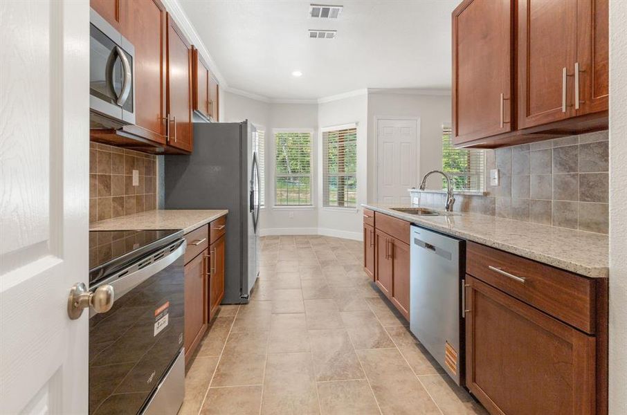 Furnished interior view inside a new home in , Bonham (Image 7).
