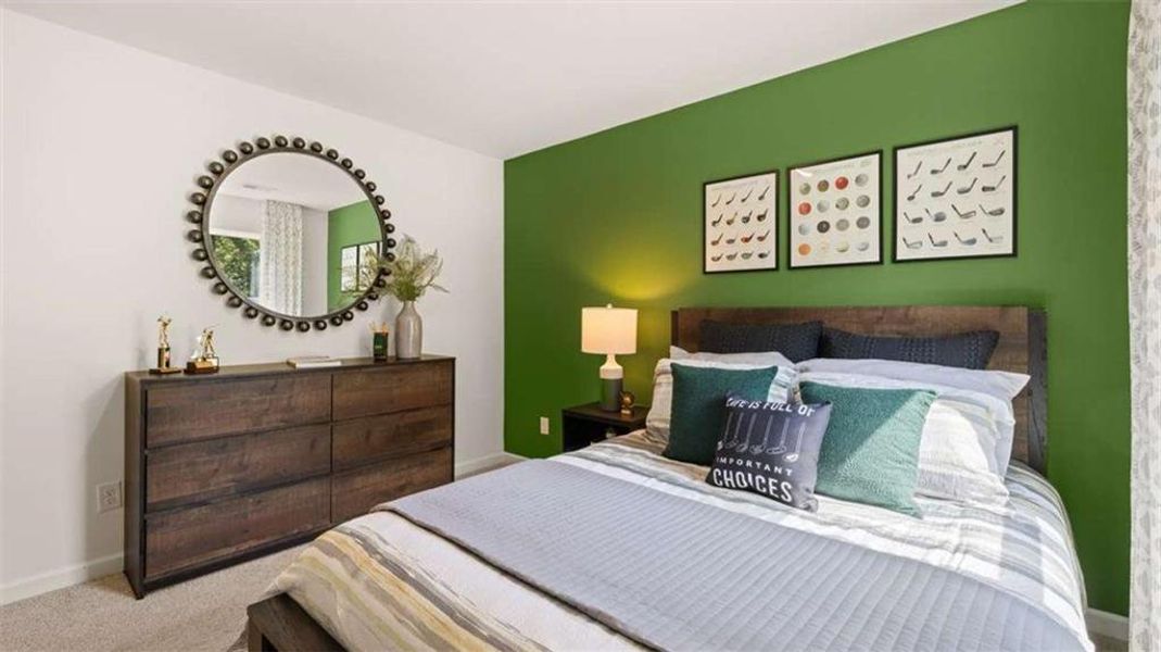 Furnished interior view inside a new home in Jackson Landing, Jefferson (Image 18). Furnished interior view inside a new home in Jackson Landing, Jefferson (Image 18).