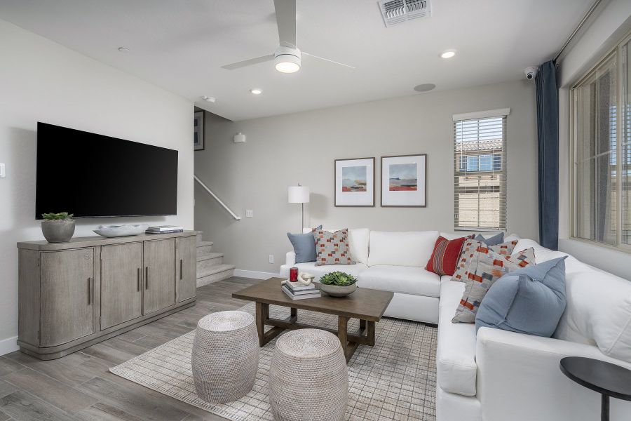 Representative furnished interior of a home built from the 2 by Risewell Homes in Bella Storia, Gilbert (Image 4). Representative furnished interior of a home built from the 2 by Risewell Homes in Bella Storia, Gilbert (Image 4).