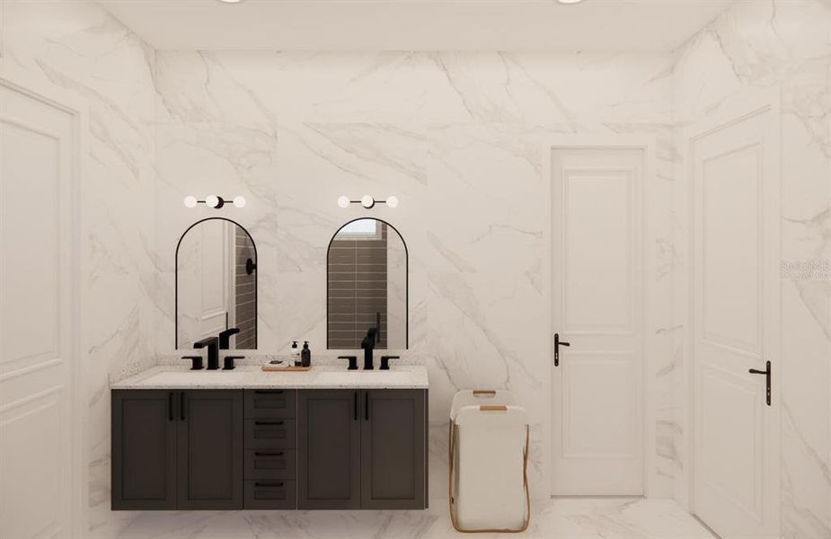 Furnished interior view inside a new home in , North Port (Image 16).