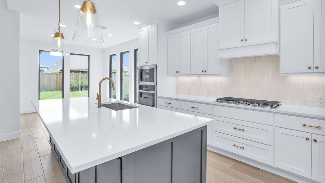 Furnished interior view inside a new home in Bridgeland, Cypress (Image 7).