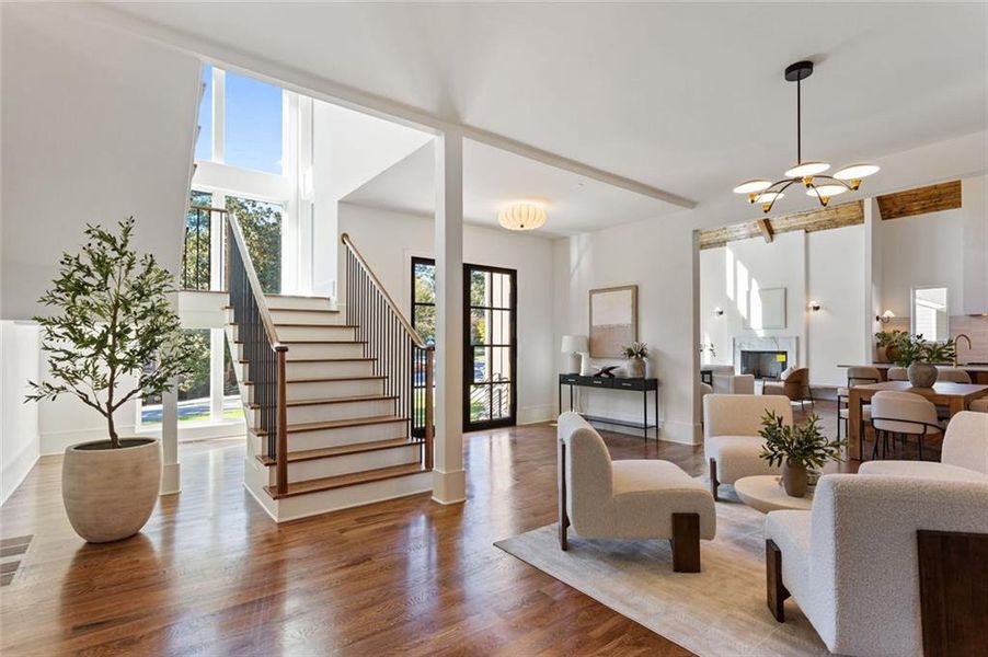 Furnished interior view inside a new home in , Smyrna (Image 9).