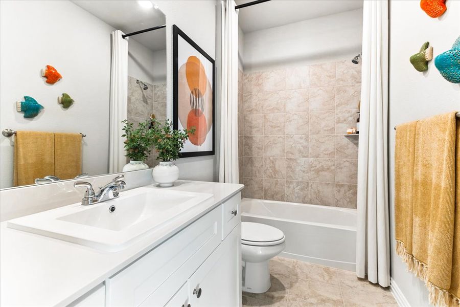 Furnished interior view inside a new home in Solterra Texas, Mesquite (Image 37).