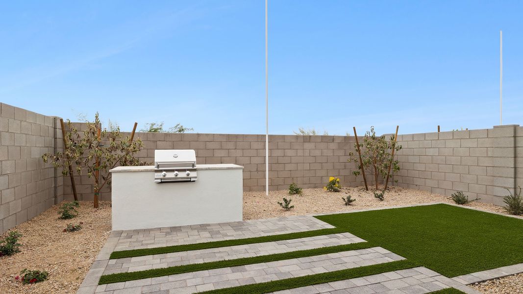 Exterior details and patio area of a home in Avance, Phoenix (Image 23).