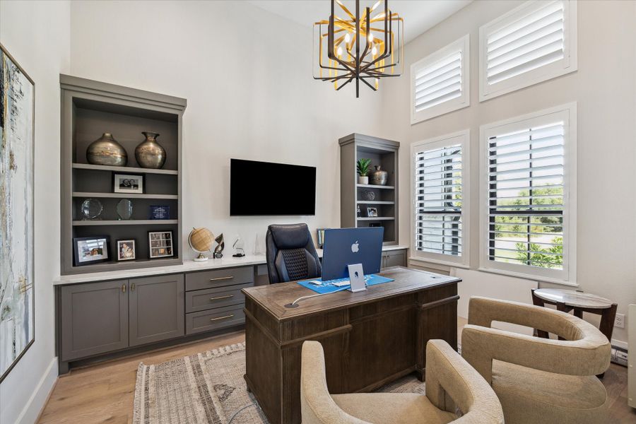 Furnished interior view inside a new home in High Meadow West and Estates, Montgomery (Image 4).