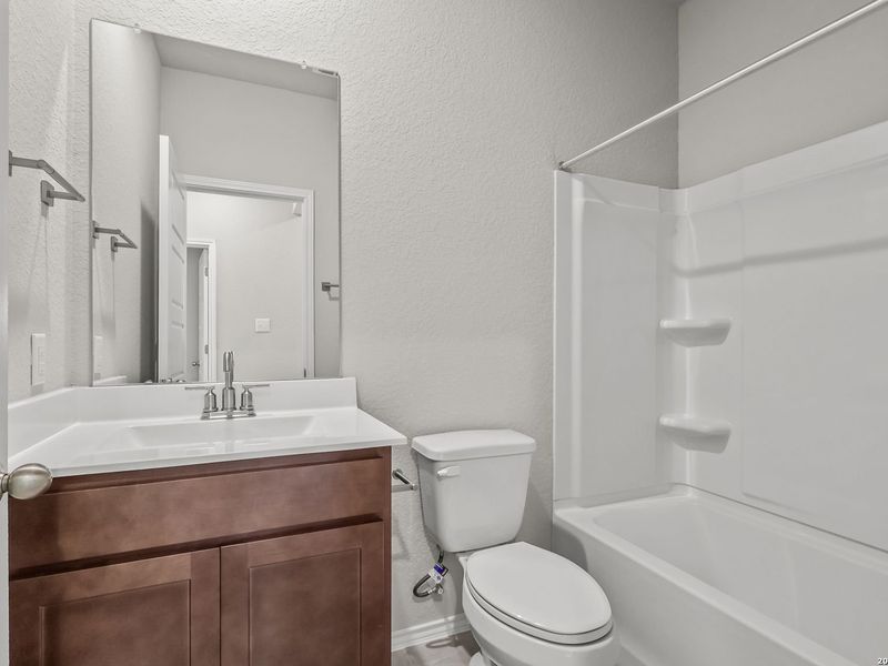 Furnished interior view inside a new home in Applewhite Meadows, San Antonio (Image 13). Furnished interior view inside a new home in Applewhite Meadows, San Antonio (Image 13).