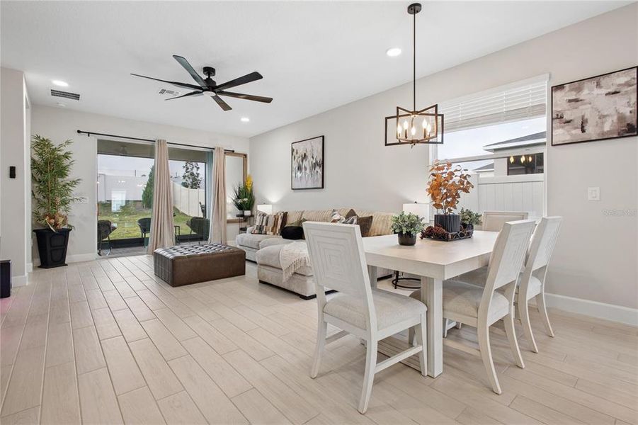 Furnished interior view inside a new home in Emerson Pointe, Apopka (Image 13). Furnished interior view inside a new home in Emerson Pointe, Apopka (Image 13).
