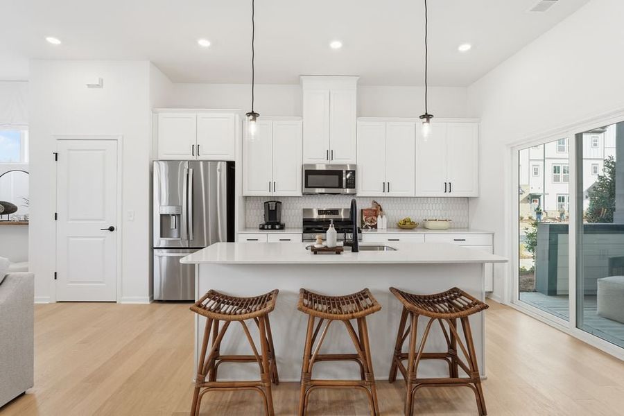 Representative furnished interior of a home built from the Alpine by Taylor Morrison in Indian Trail Townhomes, Indian Trail (Image 11).