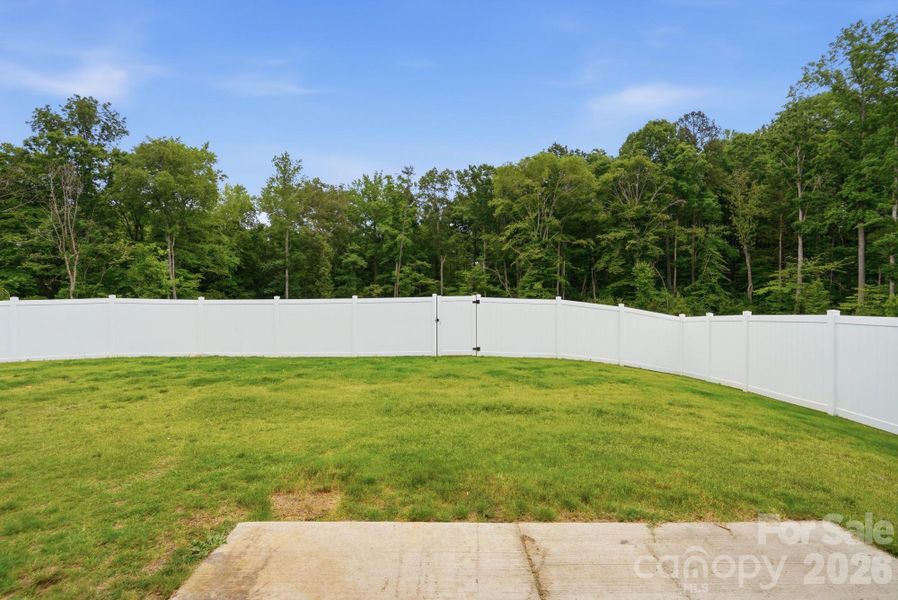 Large flat backyard Large flat backyard