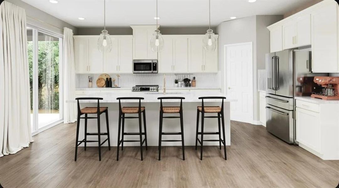 Furnished interior view inside a new home in Hillcrest, San Antonio (Image 3).
