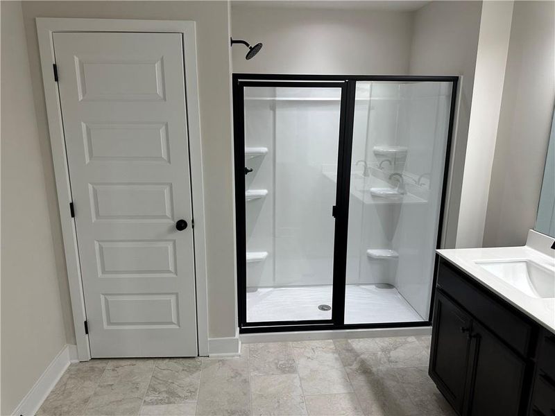 Furnished interior view inside a new home in Millstone at Mundy Mill, Gainesville (Image 12). Furnished interior view inside a new home in Millstone at Mundy Mill, Gainesville (Image 12).