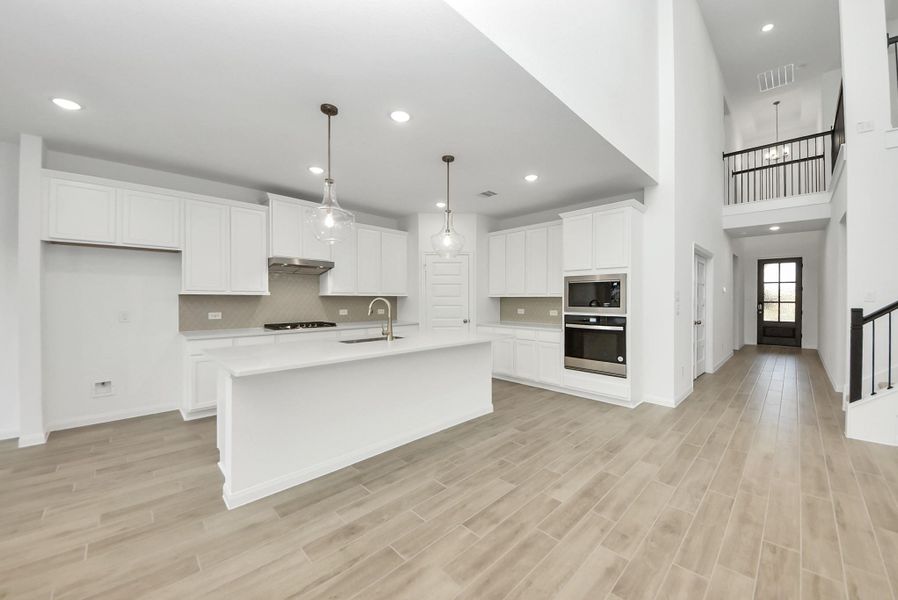 Furnished interior view inside a new home in Elyson, Katy (Image 3).