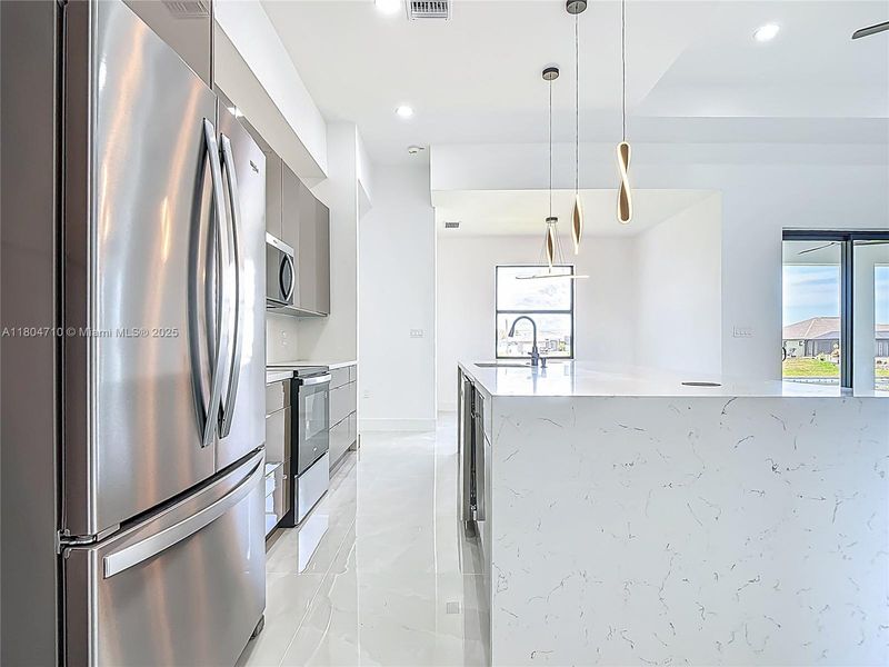 Furnished interior view inside a new home in , Cape Coral (Image 15). Furnished interior view inside a new home in , Cape Coral (Image 15).