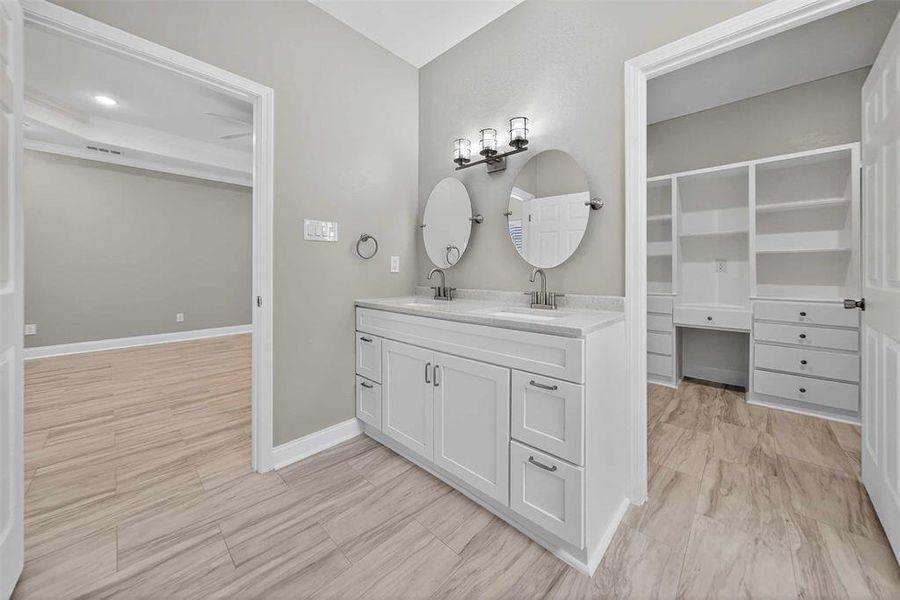 Furnished interior view inside a new home in , Lindale (Image 7). Furnished interior view inside a new home in , Lindale (Image 7).