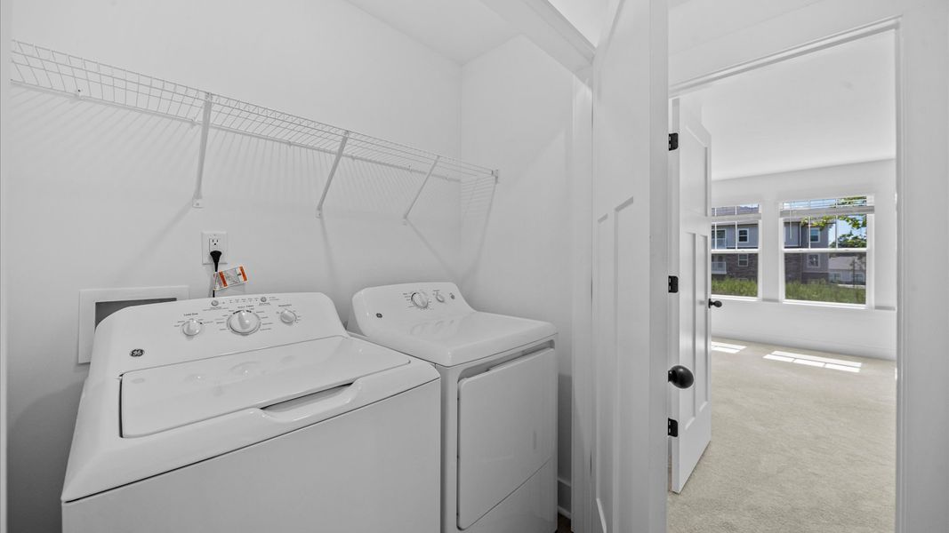 Furnished interior view inside a new home in Hickory Heights, Greenville (Image 17). Furnished interior view inside a new home in Hickory Heights, Greenville (Image 17).