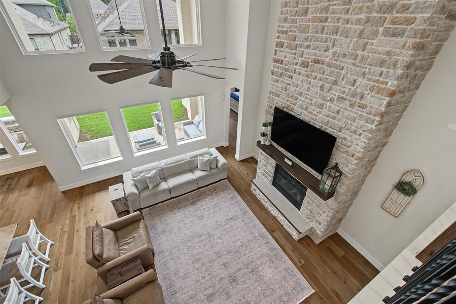 Furnished interior view inside a new home in The Highlands, Porter (Image 40).
