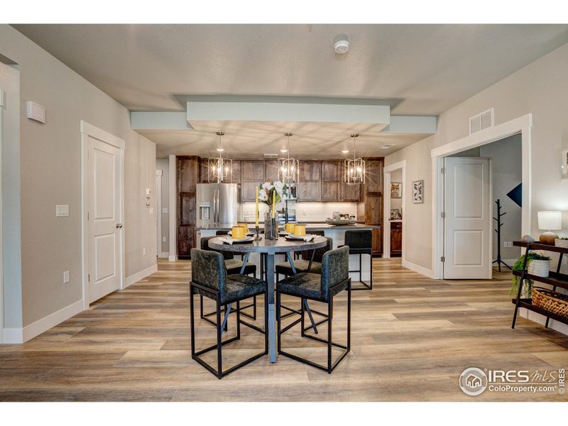 Dining Area-  Photos not of the actual unit. Finishes vary.