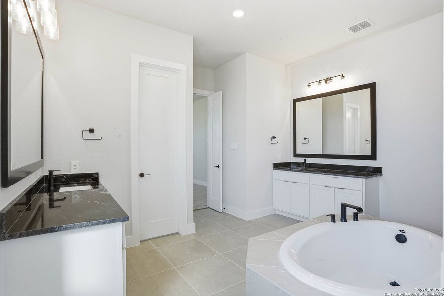 Furnished interior view inside a new home in Haby Hill 50s, San Antonio (Image 14). Furnished interior view inside a new home in Haby Hill 50s, San Antonio (Image 14).