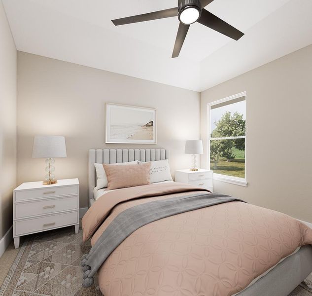 Representative furnished interior of a home built from the Walker by Tri Pointe Homes in Carriage Collection at Painted Tree, McKinney (Image 13).