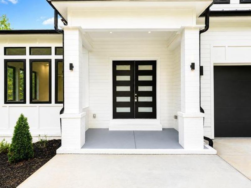 Exterior details and patio area of a home in , Atlanta (Image 40).