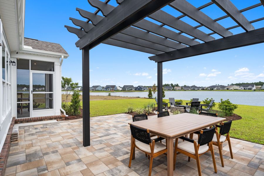 Representative exterior details of a home built from the Vanderbilt by Pulte Homes in Indigo Bay, Myrtle Beach (Image 34). Representative exterior details of a home built from the Vanderbilt by Pulte Homes in Indigo Bay, Myrtle Beach (Image 34).