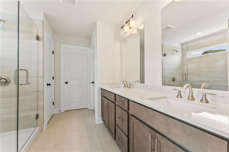 Furnished interior view inside a new home in The Village at Shallowford, Kennesaw (Image 10).