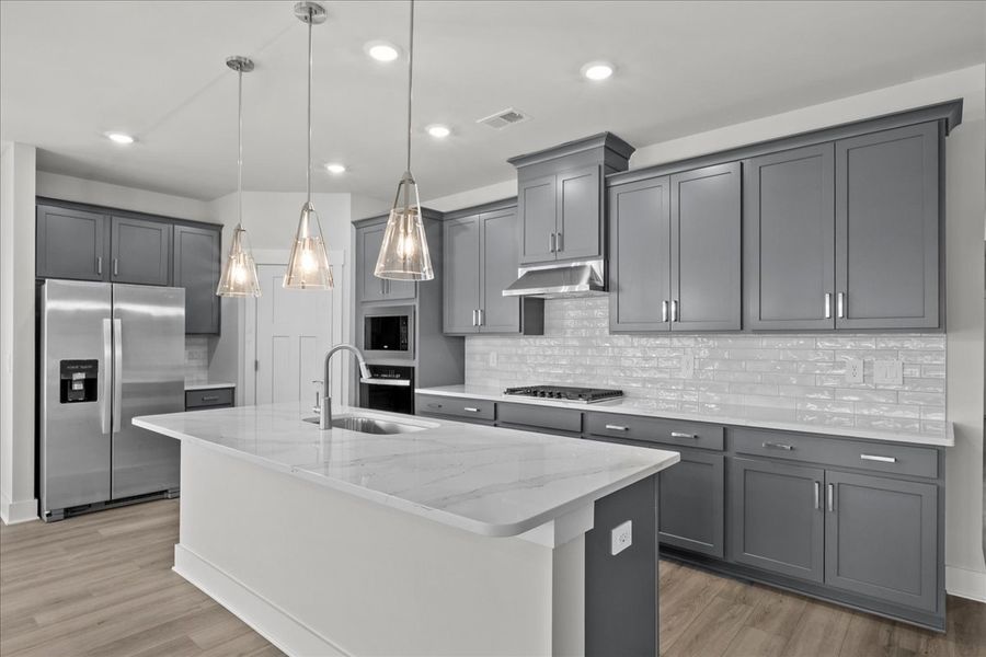 Furnished interior view inside a new home in Cedar Shoals - Signature Collection, Piedmont (Image 6).