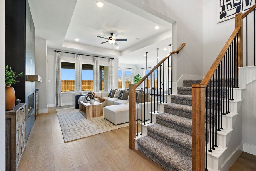 Representative furnished interior of a home built from the The Sequoia M by Davidson Homes LLC in Mercer Meadows, Royse City (Image 19). Representative furnished interior of a home built from the The Sequoia M by Davidson Homes LLC in Mercer Meadows, Royse City (Image 19).