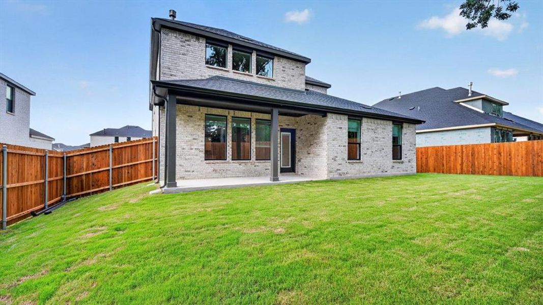 Exterior details and patio area of a home in Morning Ridge, Princeton (Image 3).