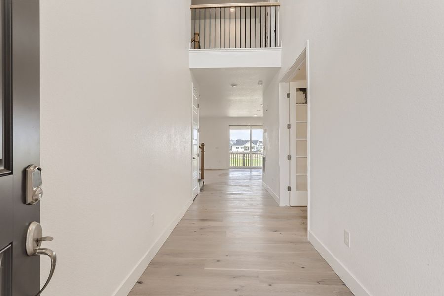 Foyer of Cornell II plan at The Outlook at Southshore by Century Communities