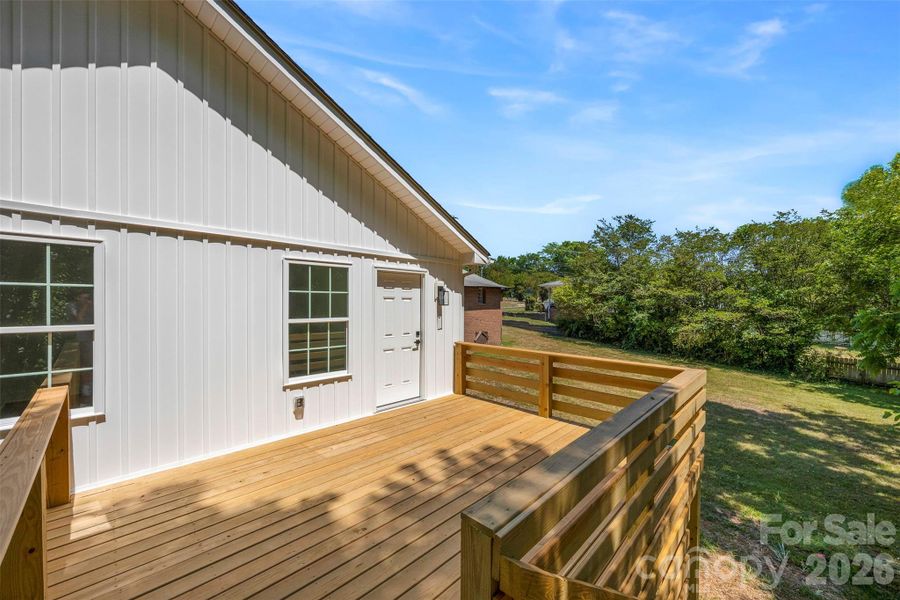 Exterior details and patio area of a home in , Salisbury (Image 3).