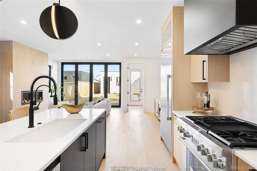 Furnished interior view inside a new home in , Denver (Image 12).