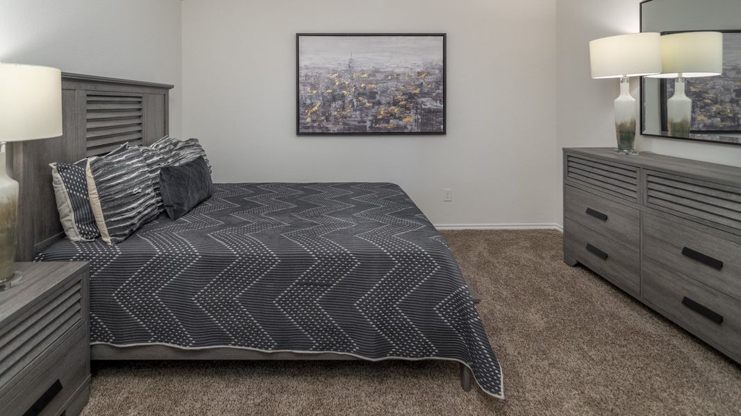 Furnished interior view inside a new home in Wildcat Ranch, Crandall (Image 10).