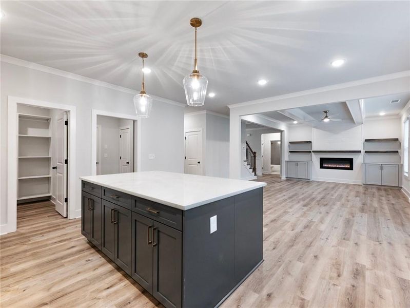 Furnished interior view inside a new home in , Buford (Image 10).
