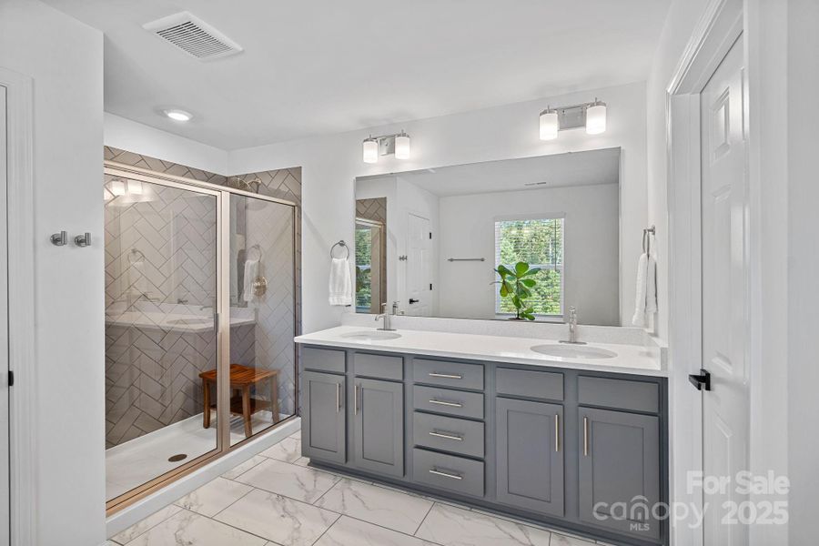 Furnished interior view inside a new home in , Huntersville (Image 23). Furnished interior view inside a new home in , Huntersville (Image 23).