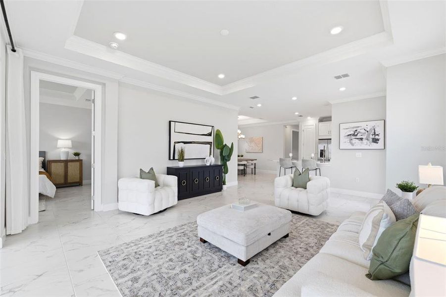 Furnished interior view inside a new home in , Wesley Chapel (Image 7).