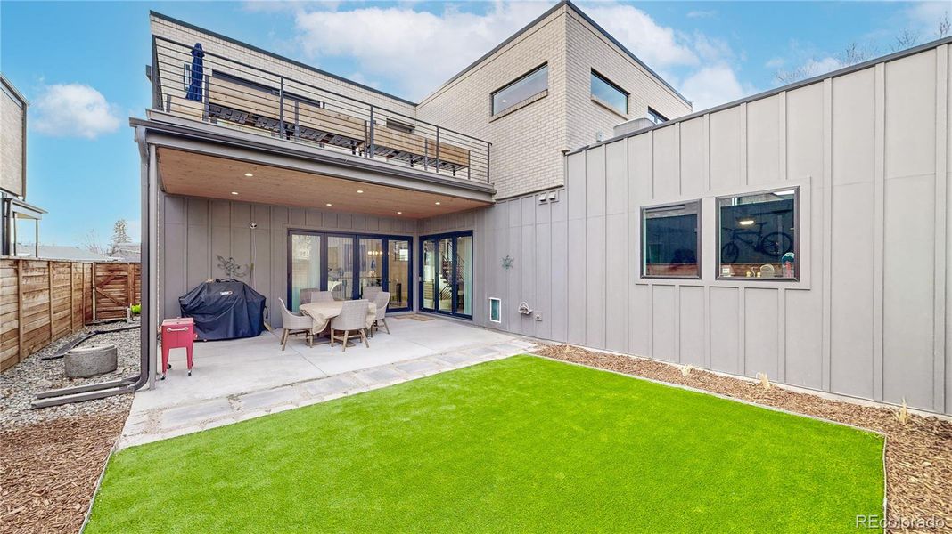 Exterior details and patio area of a home in , Denver (Image 23). Exterior details and patio area of a home in , Denver (Image 23).