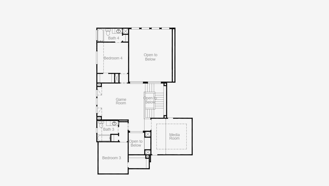 2D floor plan layout for the Caddo Mills by Coventry Homes in Valencia 60', Manvel, TX (Image 2). 2D floor plan layout for the Caddo Mills by Coventry Homes in Valencia 60', Manvel, TX (Image 2).