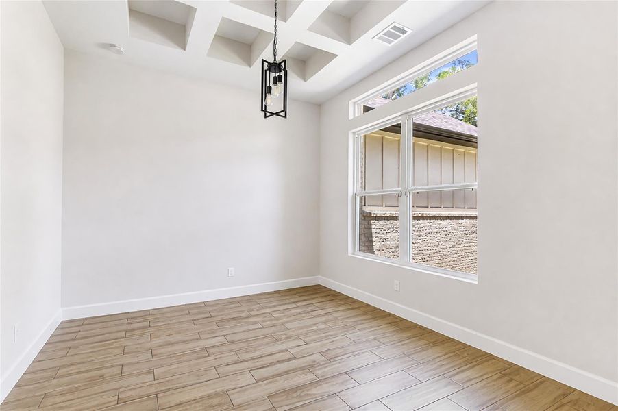 Office off of Foyer - Beautiful Detailed Ceilings