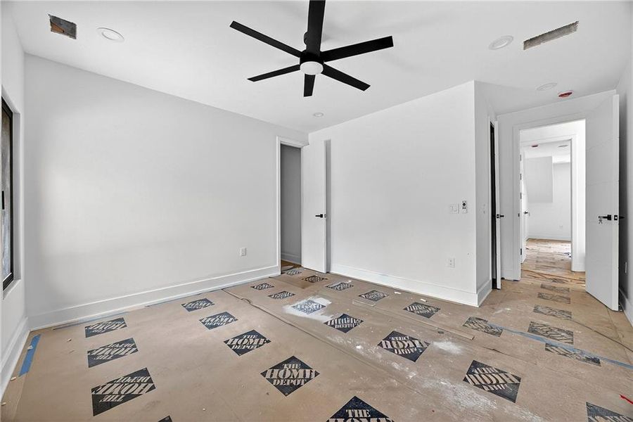 In-progress construction of a new home in , Alpharetta, GA (Image 36).