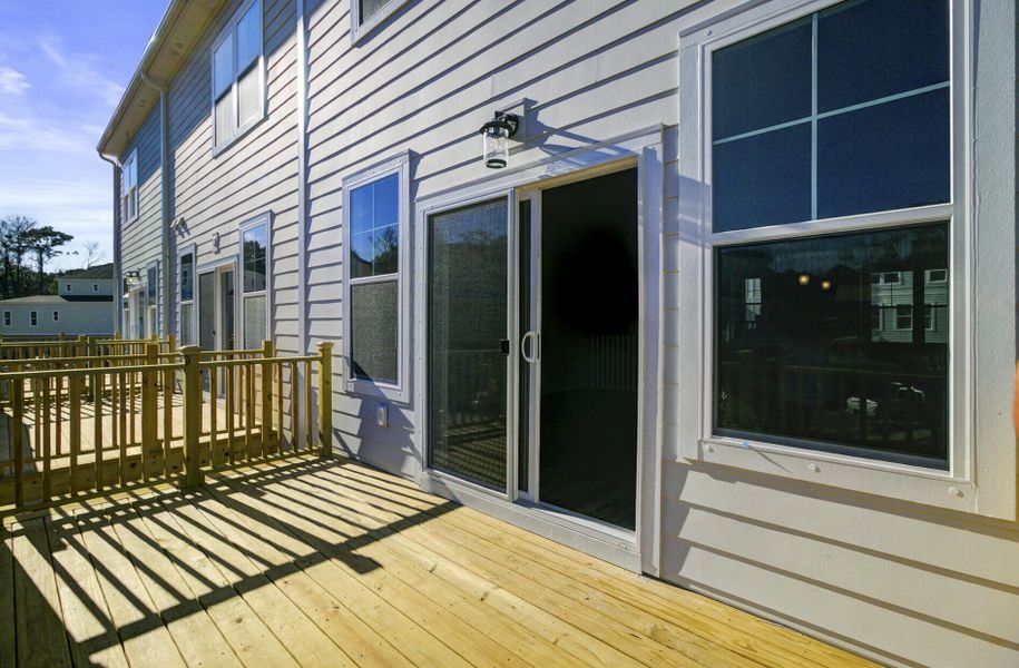 Exterior details and patio area of a home in , Johns Island (Image 23).