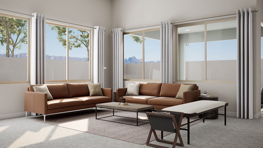 Furnished interior view inside a new home in Blossom Rock, Apache Junction (Image 7).