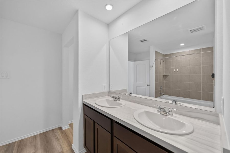 Furnished interior view inside a new home in , Houston (Image 19).
