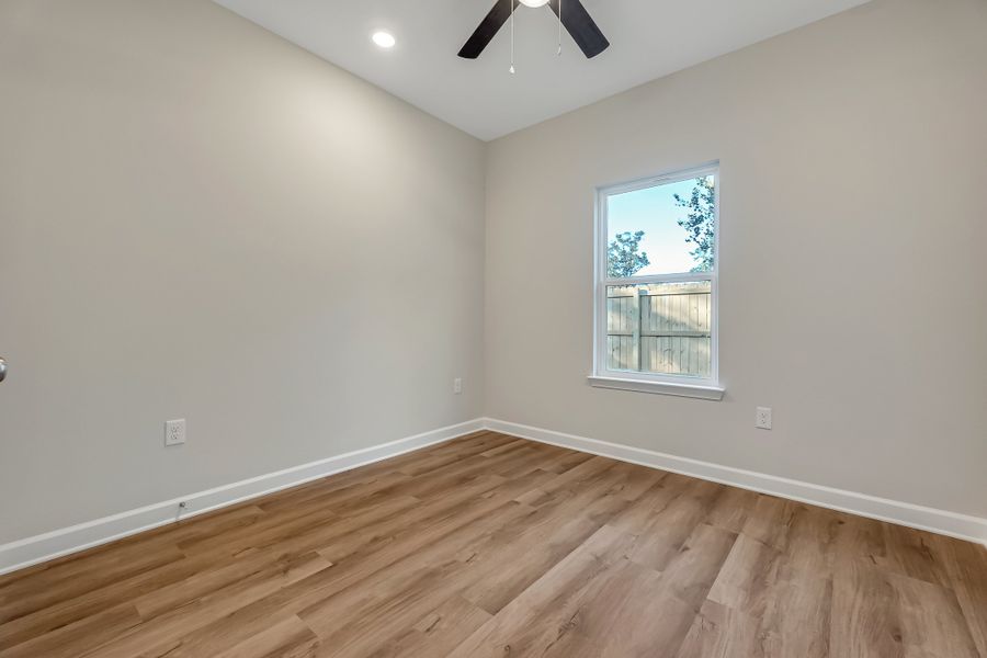 Spacious, unfurnished interior of a new home in Live Oak Cottages, Freeport (Image 40). Spacious, unfurnished interior of a new home in Live Oak Cottages, Freeport (Image 40).