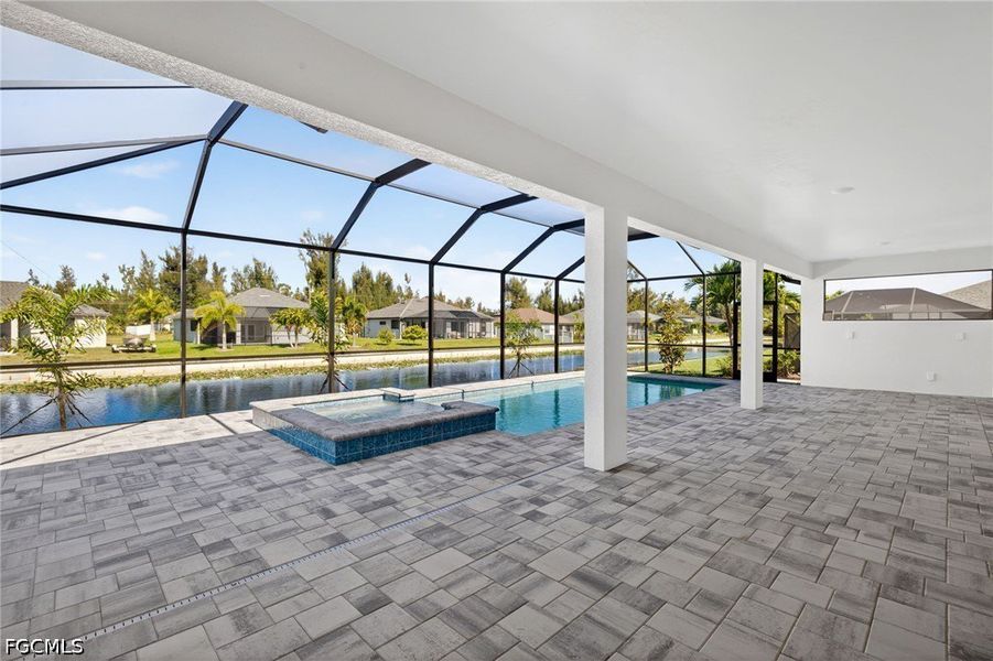 Exterior details and patio area of a home in Cape Coral, Cape Coral (Image 23).