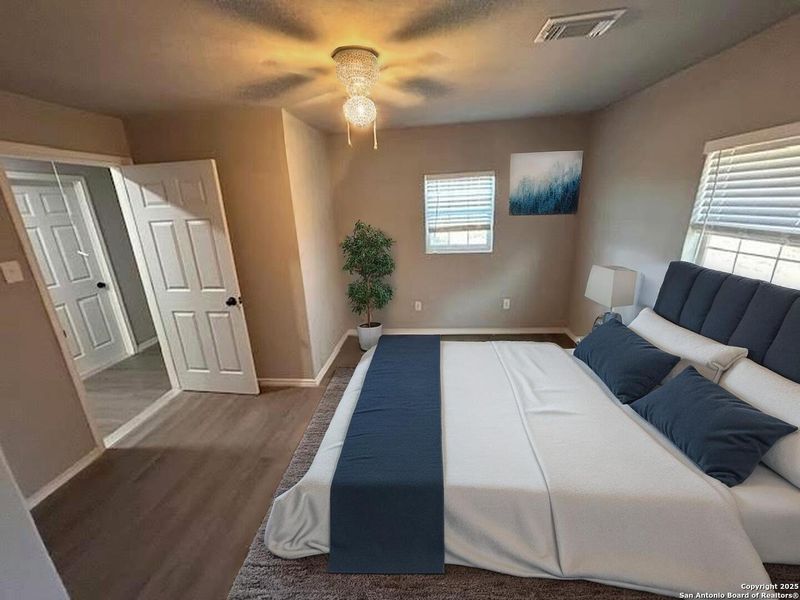 Furnished interior view inside a new home in , Bandera (Image 13). Furnished interior view inside a new home in , Bandera (Image 13).