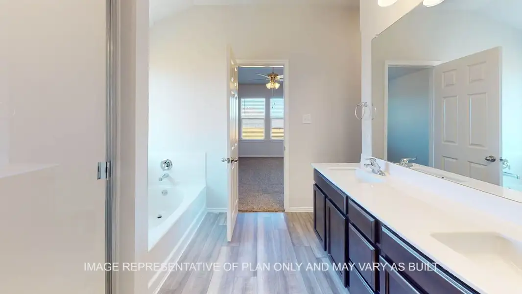 Furnished interior view inside a new home in Turnbo Ranch Traditions, Killeen (Image 5).