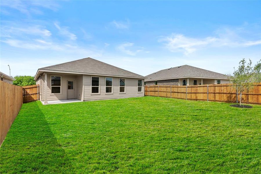 Exterior details and patio area of a home in , Fort Worth (Image 3). Exterior details and patio area of a home in , Fort Worth (Image 3).